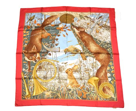 hermes scarf fox|hermes silk scarf.